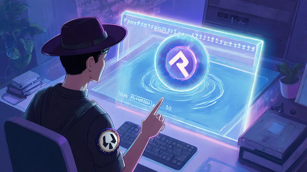 User swapping SOL for Baby Solana on a holographic DEX with an empty liquidity pool.