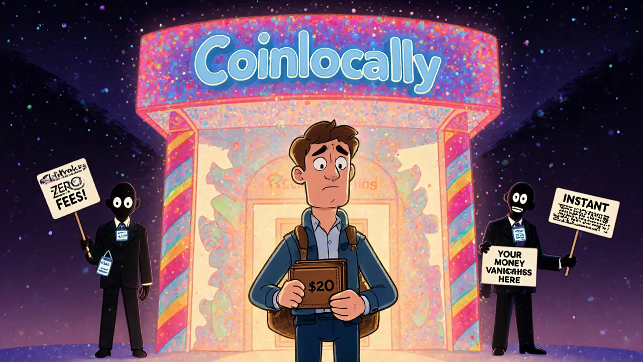 Coinlocally Crypto Exchange Review: Zero Fees, High Risks