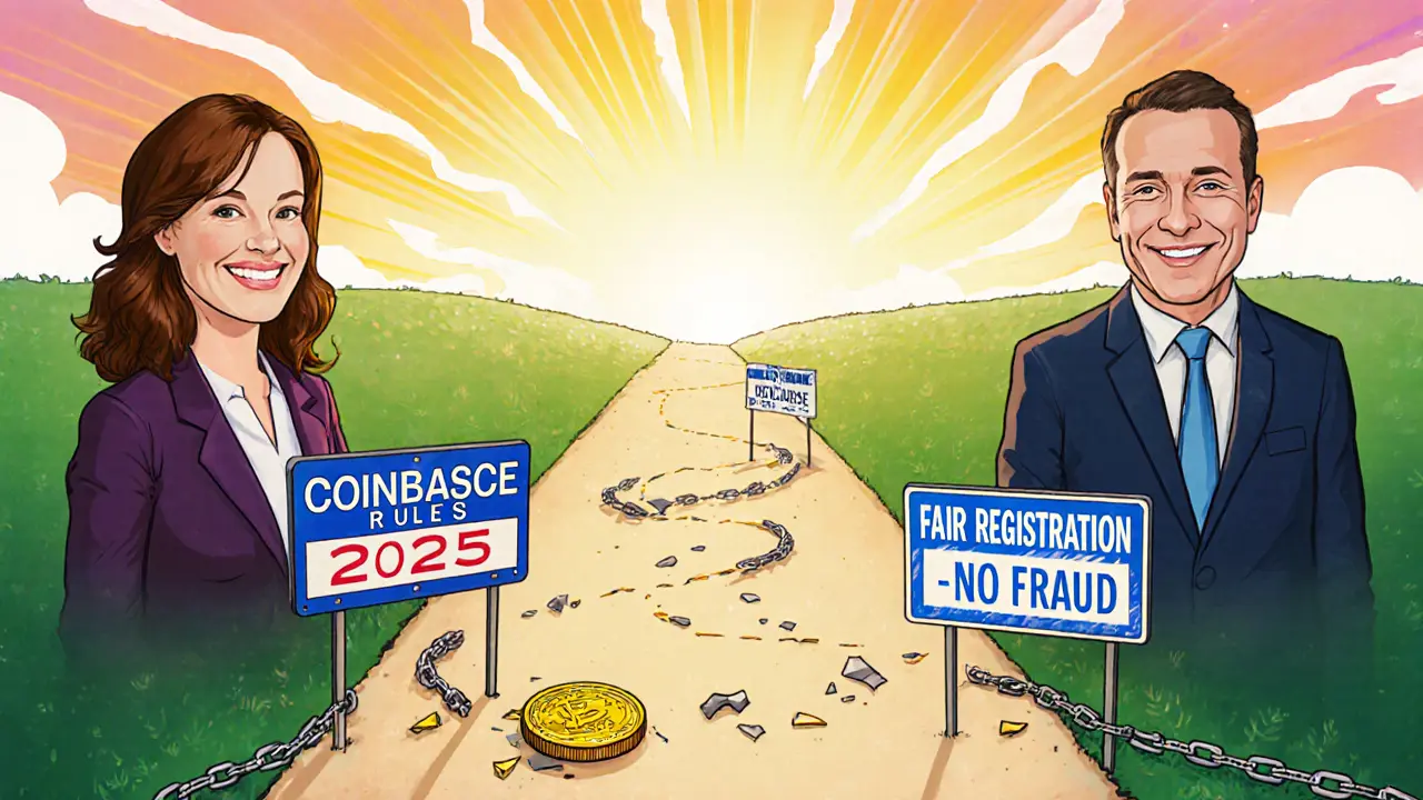 New SEC leaders build a clear path to compliance as crypto companies walk forward toward transparency.