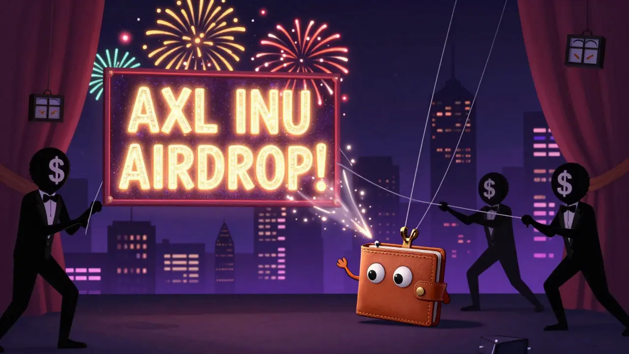 AXL INU New Year's Eve Airdrop: Scam Alert and What Really Happened