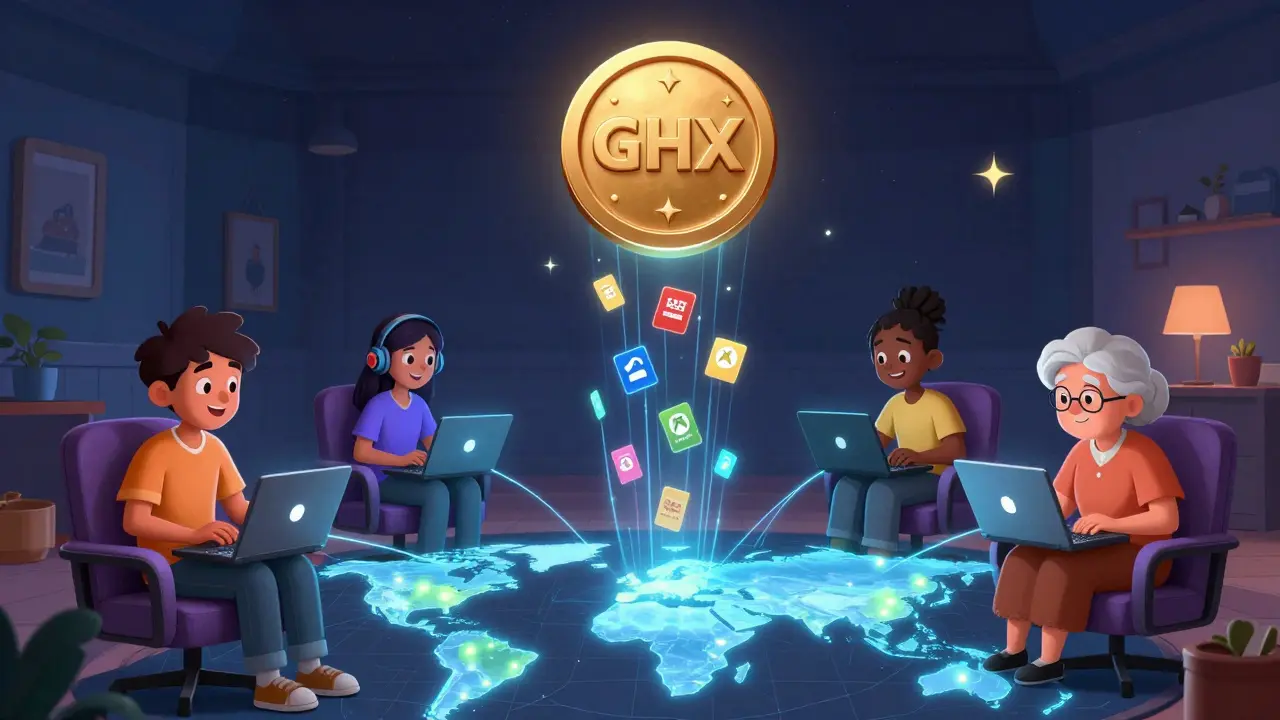 People across the world earn gift cards as their idle computers power a global AI network.