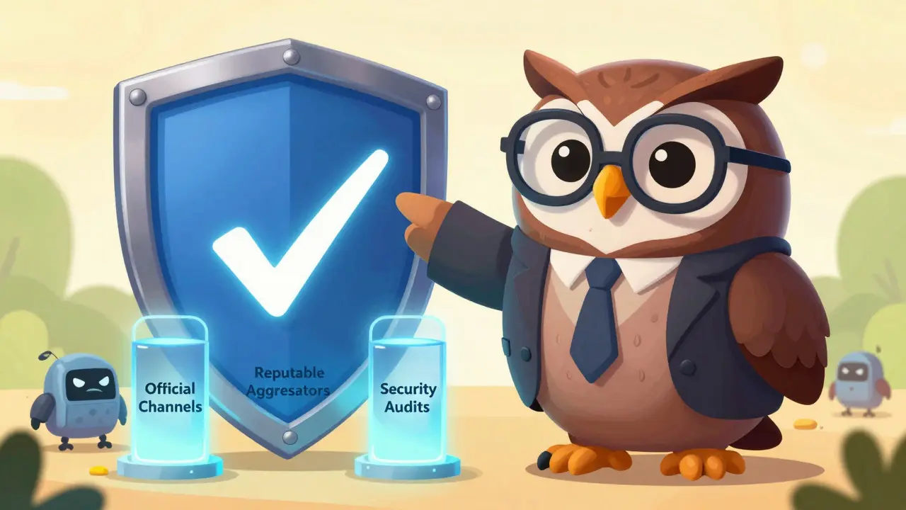 Wise owl protecting crypto assets with security shield