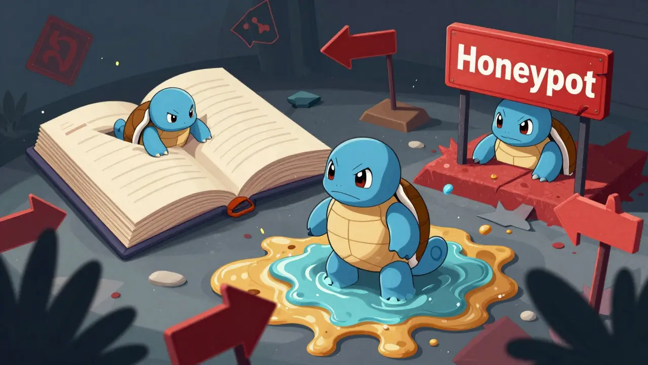Confused turtles navigating a chaotic landscape of risks and traps