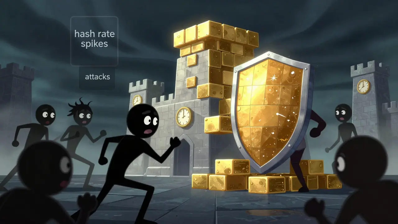 Digital shield protecting a blockchain fortress from attacks